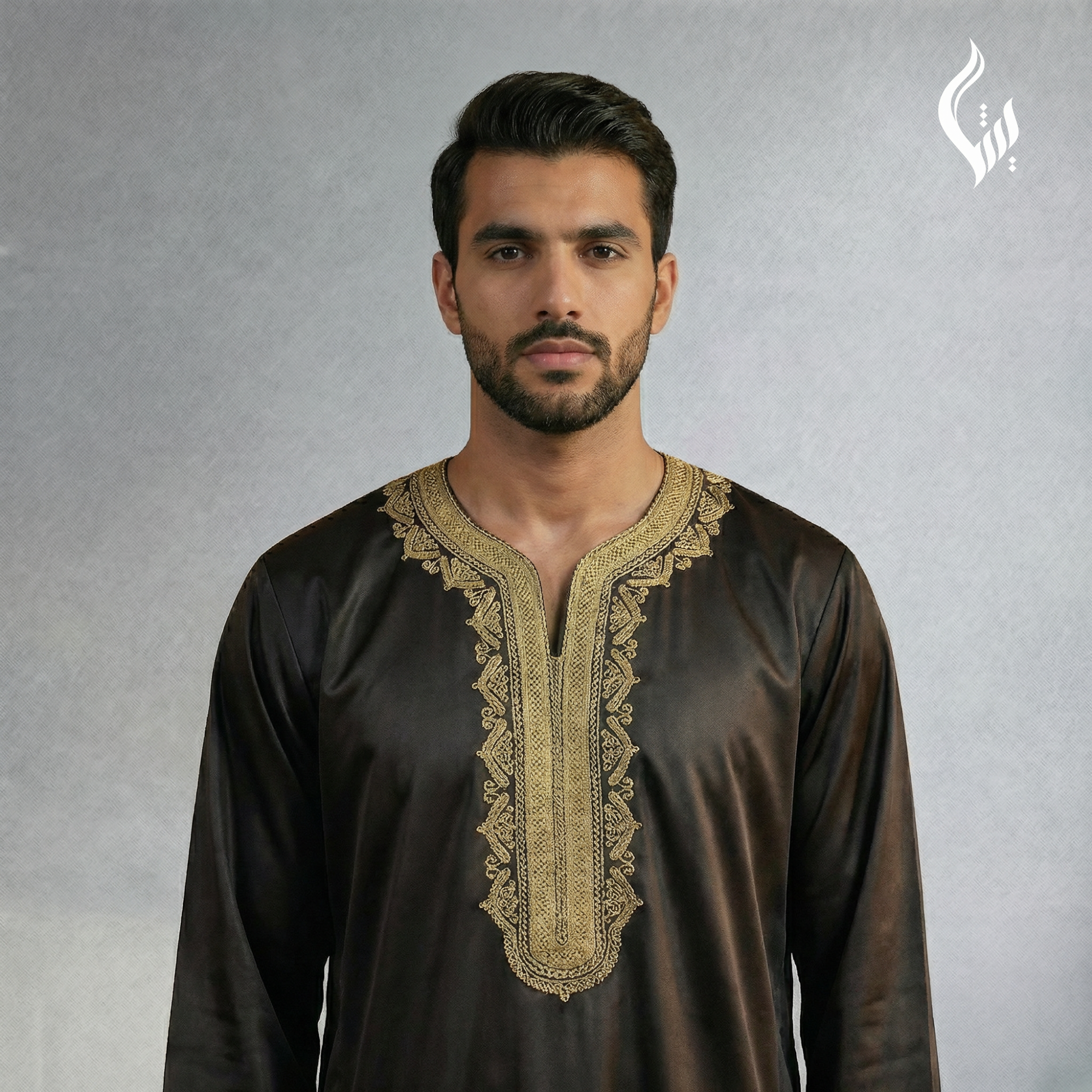 Moroccan Full Sleeve Thobe - Eid & Formal Islamic Wear-thumbmail-5
