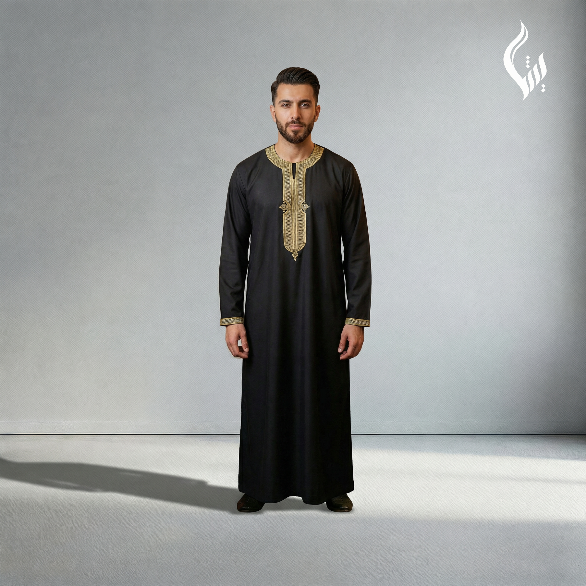 Moroccan Full Sleeve Thobe - Eid & Formal Islamic Wear-thumbmail-6