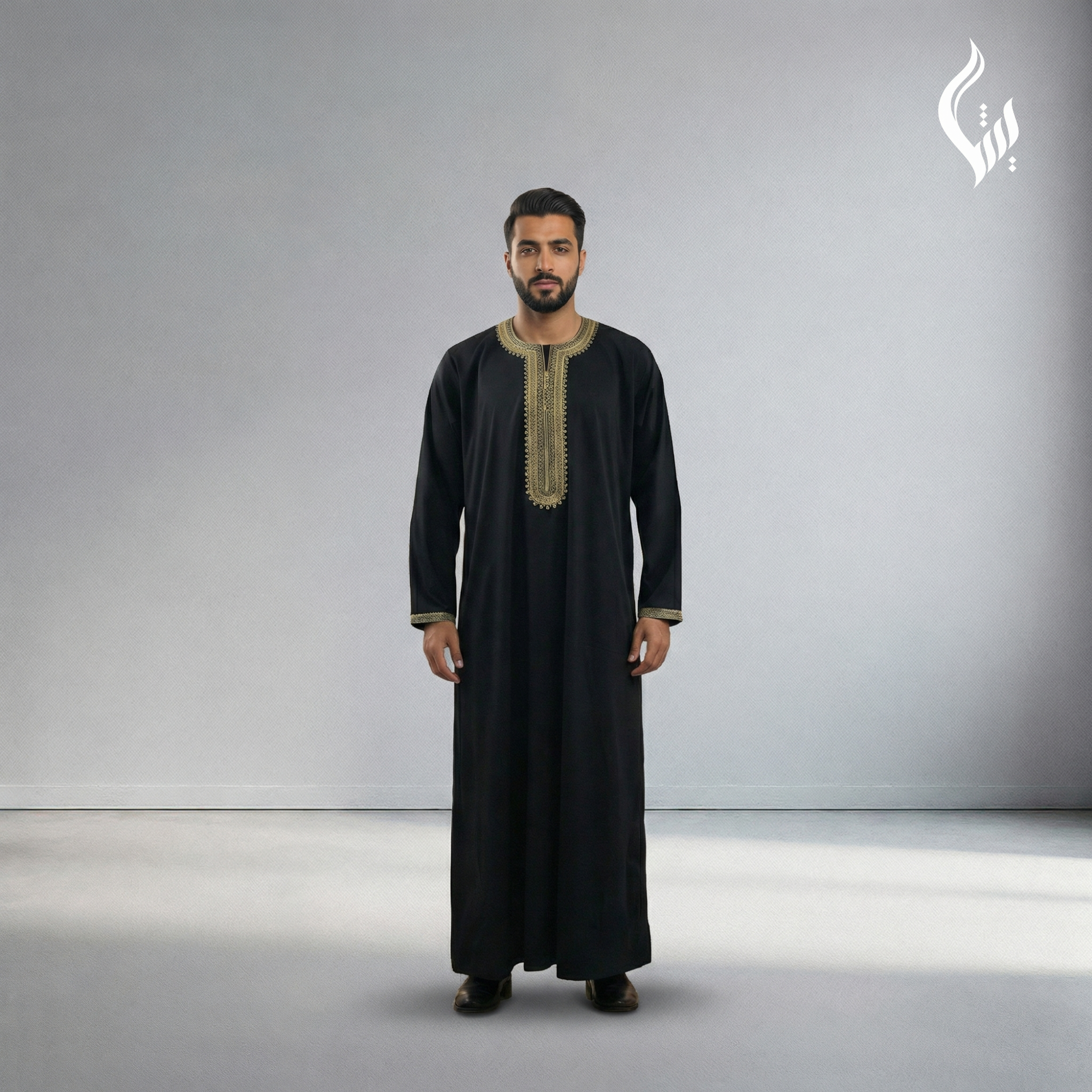 Moroccan Full Sleeve Thobe - Eid & Formal Islamic Wear-thumbmail-8