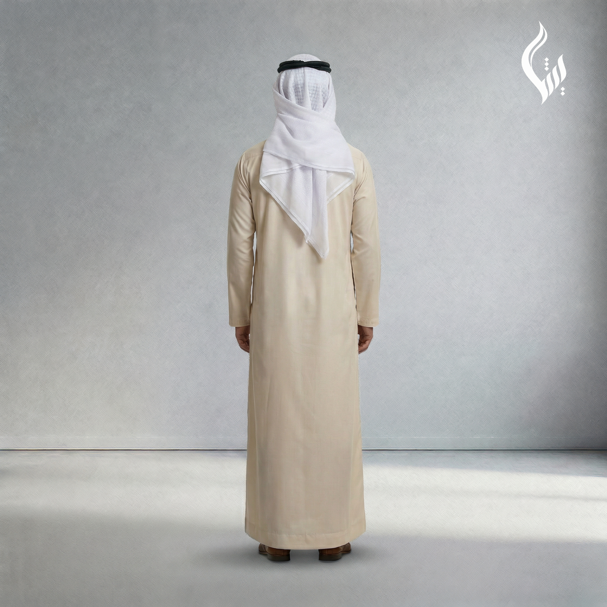 Emirati Thobe with Omani Collar – Eid & Formal Islamic Wear