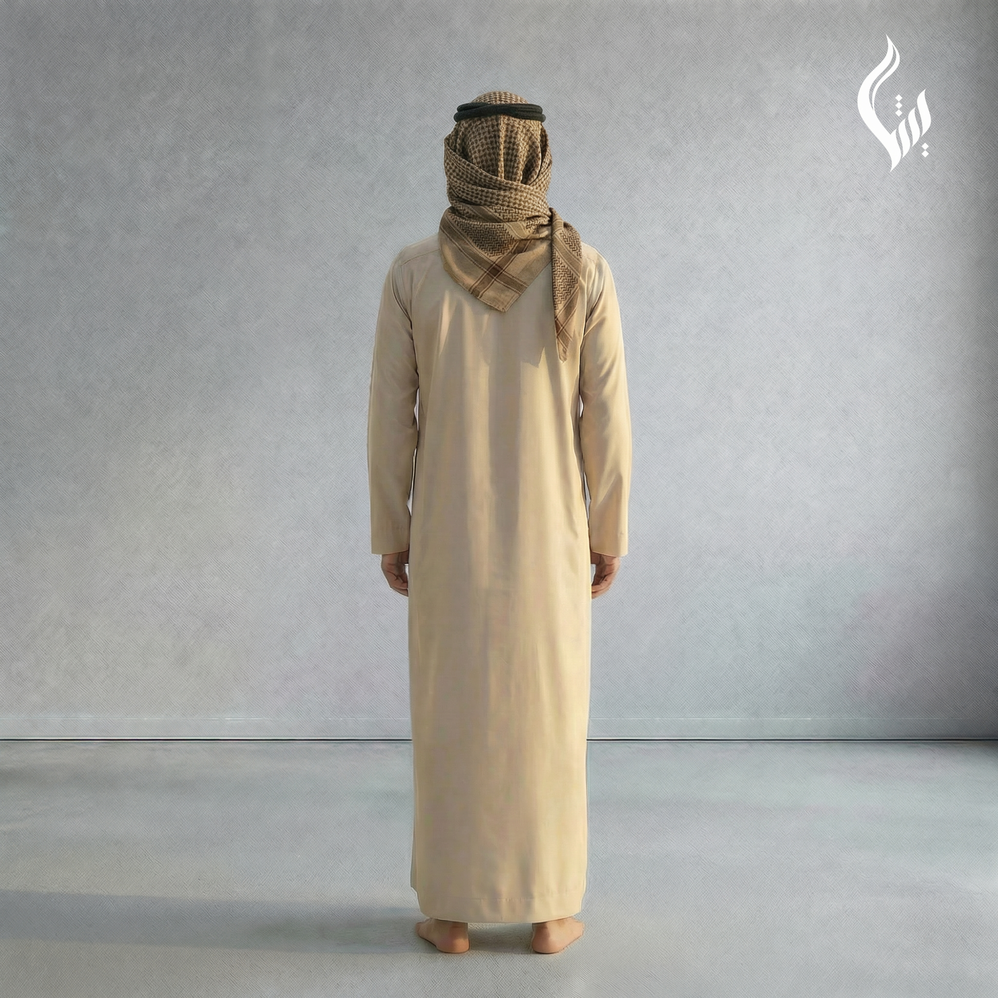Emirati Thobe with Omani Collar - Eid & Formal Islamic Wear-thumbmail-8