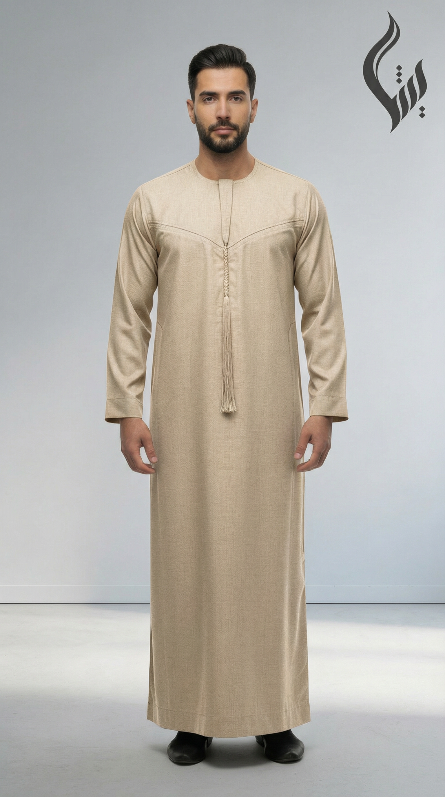 Emirati Omani Thobe with Tassel-thumbmail-4